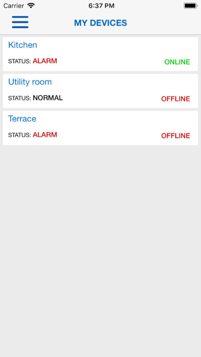 Emulate iPhone app Level Sense Sump Pump Monitor using MyAndroid Emulate iPhone app Level Sense Sump Pump Monitor using MyAndroid