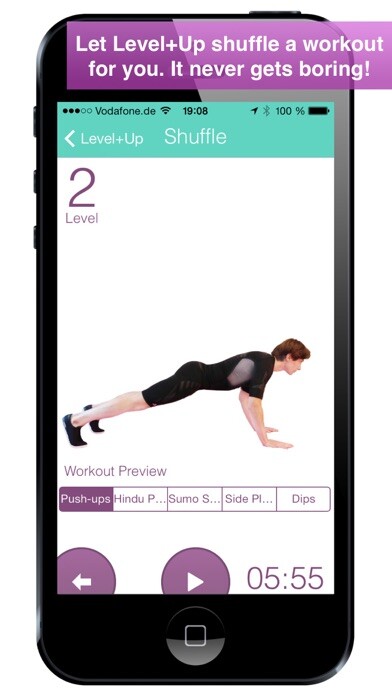 Emulate iPhone app Level+Up Exercise Workout using MyAndroid Emulate iPhone app Level+Up Exercise Workout using MyAndroid