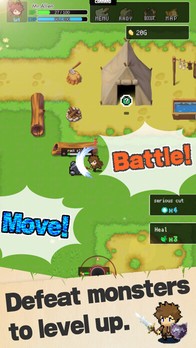Emulate iPhone app Levelup RPG 2D using MyAndroid Emulate iPhone app Levelup RPG 2D using MyAndroid