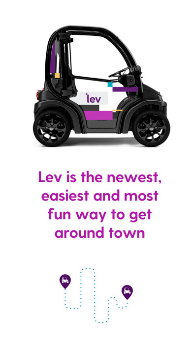Emulate iPhone app Lev - e-vehicle sharing using MyAndroid