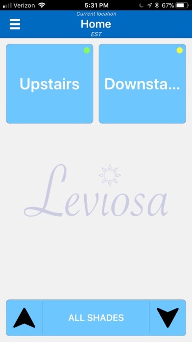 Emulate iPhone app Leviosa Motor Shades using MyAndroid Emulate iPhone app Leviosa Motor Shades using MyAndroid
