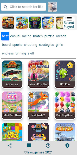Run android online APK Levo MiniGame from MyAndroid or emulate Levo MiniGame using MyAndroid Run android online APK Levo MiniGame from MyAndroid or emulate Levo MiniGame using MyAndroid