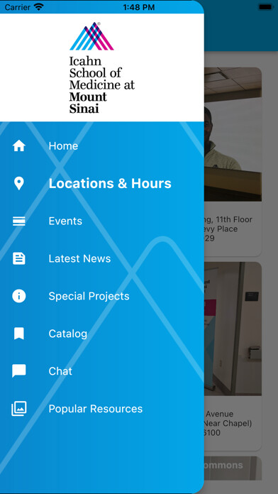 Emulate iPhone app Levy Library Mobile App using MyAndroid