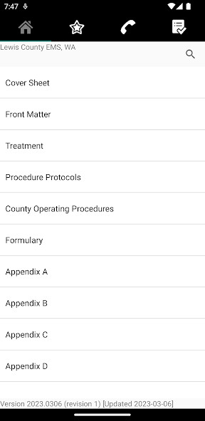 Emulate Lewis County, WA EMS Protocols from MyAndroid or run Lewis County, WA EMS Protocols using MyAndroid