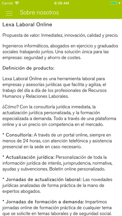Emulate iPhone app Lexa Laboral Online using MyAndroid Emulate iPhone app Lexa Laboral Online using MyAndroid