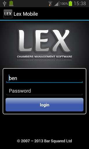 Run android online APK LEX Chambers Management from MyAndroid or emulate LEX Chambers Management using MyAndroid