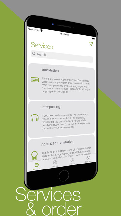Emulate iPhone app Lexicon - online translations using MyAndroid Emulate iPhone app Lexicon - online translations using MyAndroid