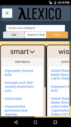 Run android online APK Lexico from MyAndroid or emulate Lexico using MyAndroid