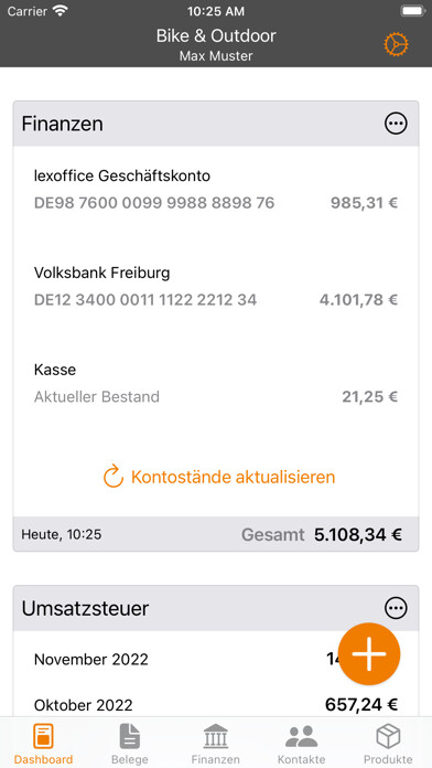 Emulate iPhone app lexoffice using MyAndroid Emulate iPhone app lexoffice using MyAndroid