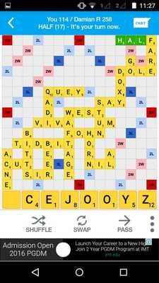 Android online Lexulous Web online Lexulous