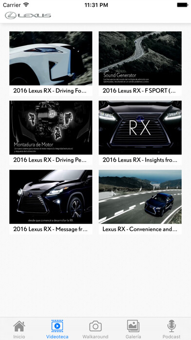 Emulate iPhone app Lexus Interactive Mobile using MyAndroid