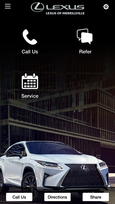 Emulate iPhone app Lexus of Merrillville using MyAndroid