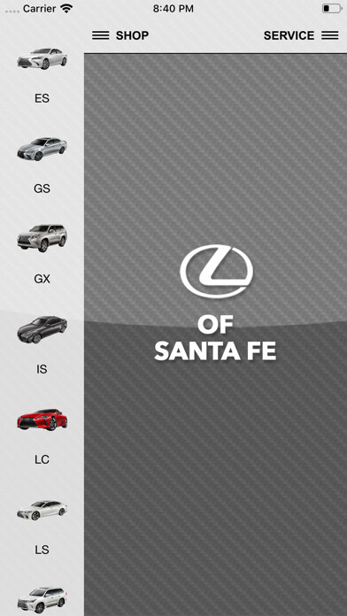 Emulate iPhone app Lexus of Santa Fe using MyAndroid Emulate iPhone app Lexus of Santa Fe using MyAndroid