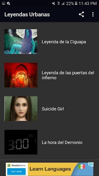 Run android online APK Leyendas Urbanas from MyAndroid or emulate Leyendas Urbanas using MyAndroid