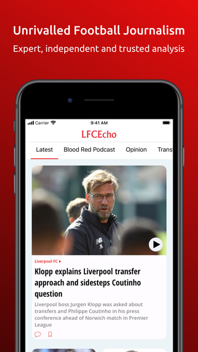 Emulate iPhone app LFC Echo using MyAndroid