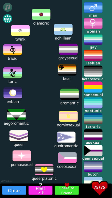 Emulate iPhone app LGBT Flags Merge! using MyAndroid Emulate iPhone app LGBT Flags Merge! using MyAndroid