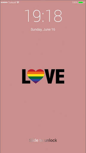 Run android online APK LGBT Lock Screen from MyAndroid or emulate LGBT Lock Screen using MyAndroid