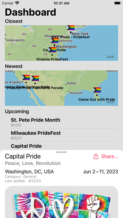 Emulate iPhone app LGBTQ Pride Finder using MyAndroid Emulate iPhone app LGBTQ Pride Finder using MyAndroid
