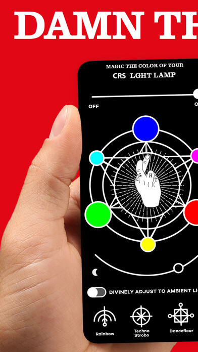 Emulate iPhone app LGHT™ LAMP CONTROL APP using MyAndroid