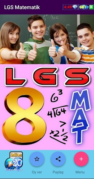 Run android online APK LGS Matematik 8 from MyAndroid or emulate LGS Matematik 8 using MyAndroid Run android online APK LGS Matematik 8 from MyAndroid or emulate LGS Matematik 8 using MyAndroid