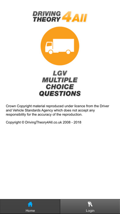 Emulate iPhone app LGV Driving Theory Test 2019 using MyAndroid