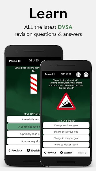 Run android online APK LGV  PCV Theory Test UK 2022 from MyAndroid or emulate LGV  PCV Theory Test UK 2022 using MyAndroid