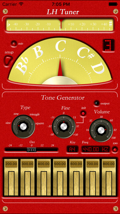 Emulate iPhone app LH Tuner using MyAndroid