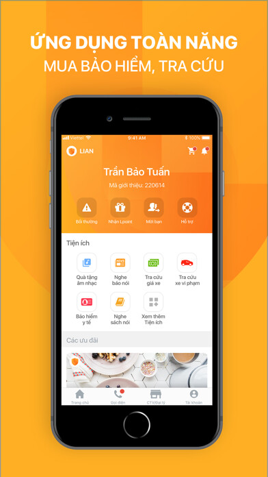 Emulate iPhone app LIAN - BẢO HIỂM 24/7 using MyAndroid Emulate iPhone app LIAN - BẢO HIỂM 24/7 using MyAndroid