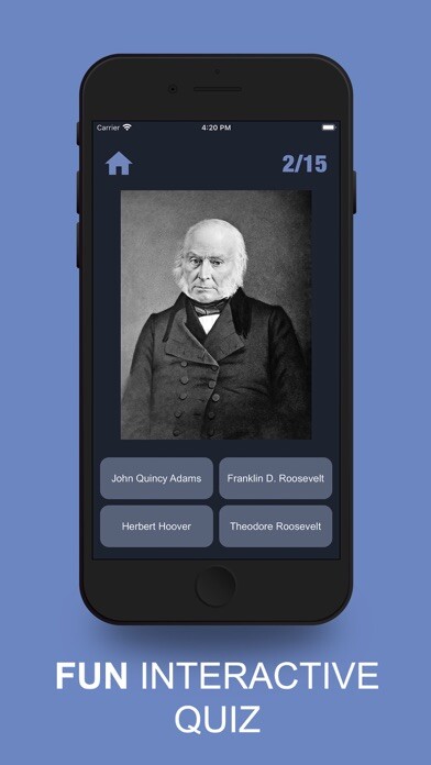 Emulate iPhone app LIBBY - U.S. President Quiz using MyAndroid Emulate iPhone app LIBBY - U.S. President Quiz using MyAndroid