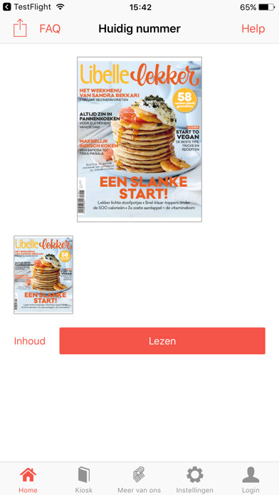 Emulate iPhone app Libelle Lekker Magazine using MyAndroid Emulate iPhone app Libelle Lekker Magazine using MyAndroid