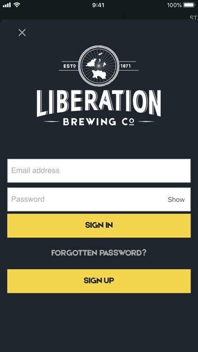 Emulate iPhone app Liberation Brewing Co using MyAndroid Emulate iPhone app Liberation Brewing Co using MyAndroid