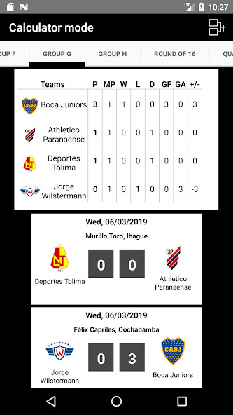 Run android online APK Libertadores Calculator from MyAndroid or emulate Libertadores Calculator using MyAndroid