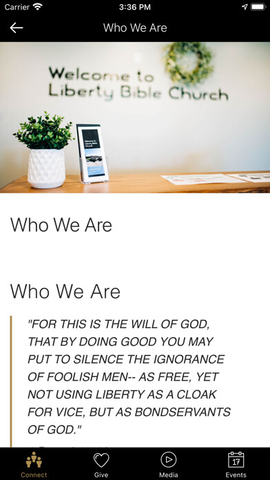 Emulate iPhone app Liberty Bible Church, Eureka using MyAndroid Emulate iPhone app Liberty Bible Church, Eureka using MyAndroid
