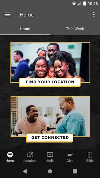 Emulate iPhone app Liberty Church Global using MyAndroid Emulate iPhone app Liberty Church Global using MyAndroid