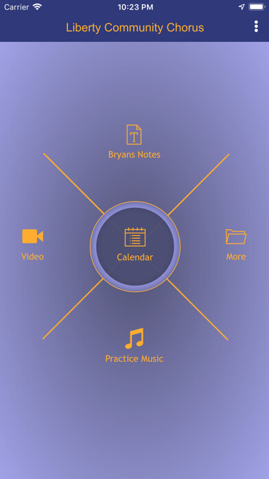 Emulate iPhone app Liberty Community Chorus using MyAndroid Emulate iPhone app Liberty Community Chorus using MyAndroid