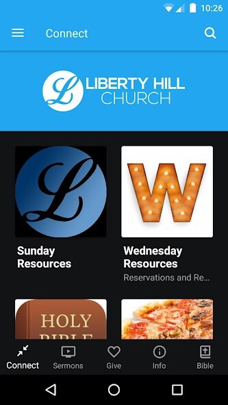 Emulate iPhone app Liberty Hill Church using MyAndroid Emulate iPhone app Liberty Hill Church using MyAndroid