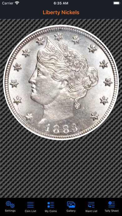 Emulate iPhone app Liberty Nickel Collection using MyAndroid