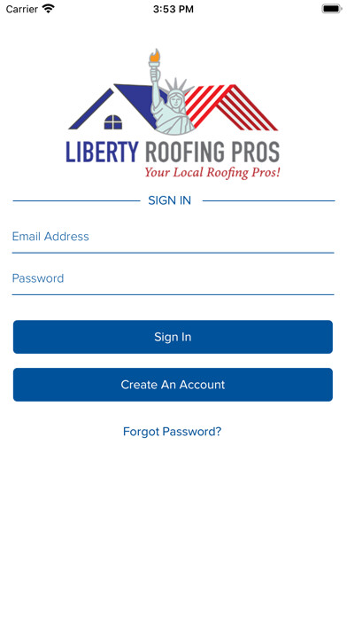 Emulate iPhone app Liberty Roofing Pros using MyAndroid Emulate iPhone app Liberty Roofing Pros using MyAndroid