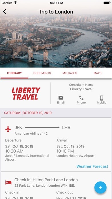 Emulate iPhone app Liberty Travel Go using MyAndroid Emulate iPhone app Liberty Travel Go using MyAndroid
