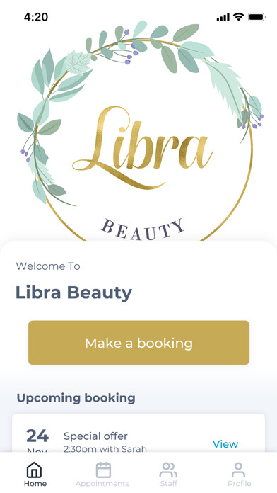 Emulate iPhone app Libra Beauty using MyAndroid