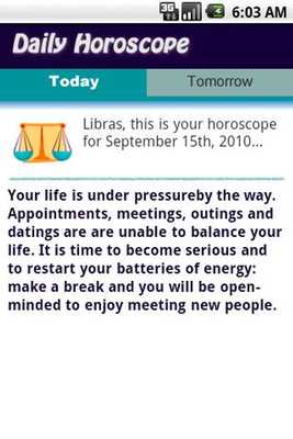 Emulate Android APK Libra Daily Horoscope Emulate Android APK Libra Daily Horoscope