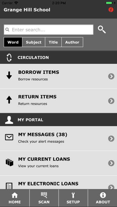 Emulate iPhone app Library Link using MyAndroid