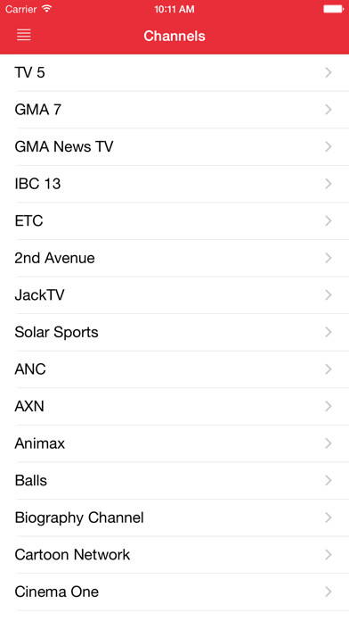 Emulate iPhone app Libreng Philippine Telebisyon Gabay using MyAndroid Emulate iPhone app Libreng Philippine Telebisyon Gabay using MyAndroid