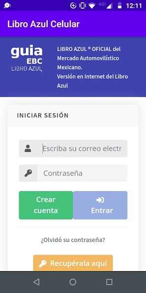 Emulate Android APK Libro Azul para Celular