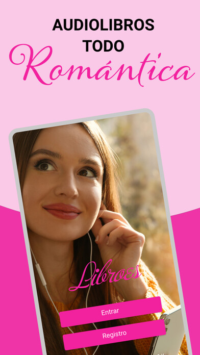 Emulate iPhone app Libroes Audiolibros romántica using MyAndroid