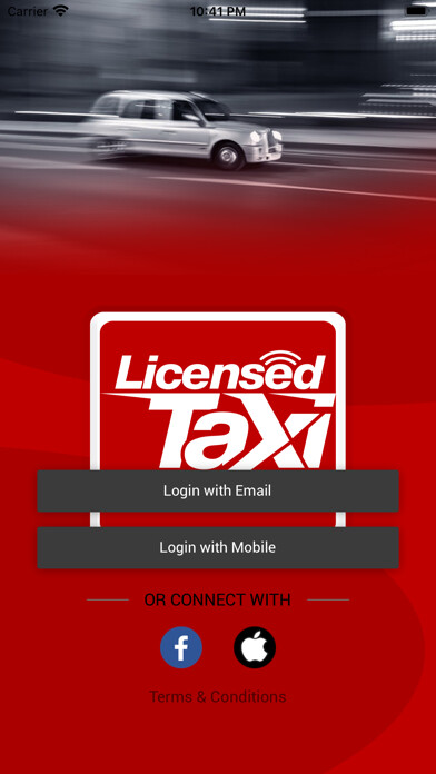 Emulate iPhone app Licensed Taxi using MyAndroid