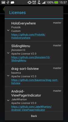 Emulate Android APK Licenses Dialog Demo Emulate Android APK Licenses Dialog Demo