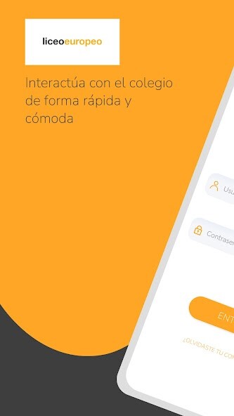 Emulate iPhone app Liceo Europeo using MyAndroid