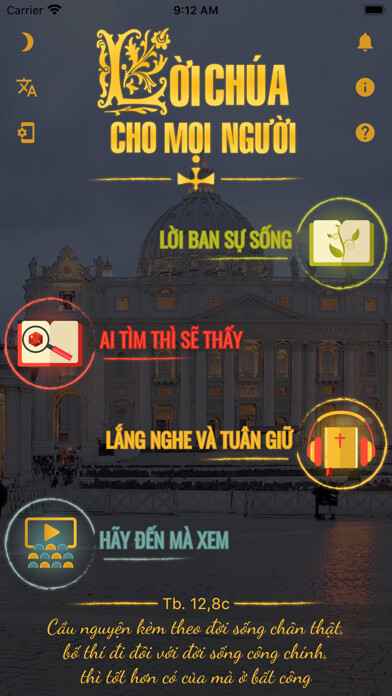 Emulate iPhone app Lời Chúa Cho Mọi Người using MyAndroid Emulate iPhone app Lời Chúa Cho Mọi Người using MyAndroid