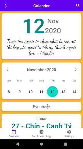 Run android online APK Lich Tu Vi Van Nien from MyAndroid or emulate Lich Tu Vi Van Nien using MyAndroid
